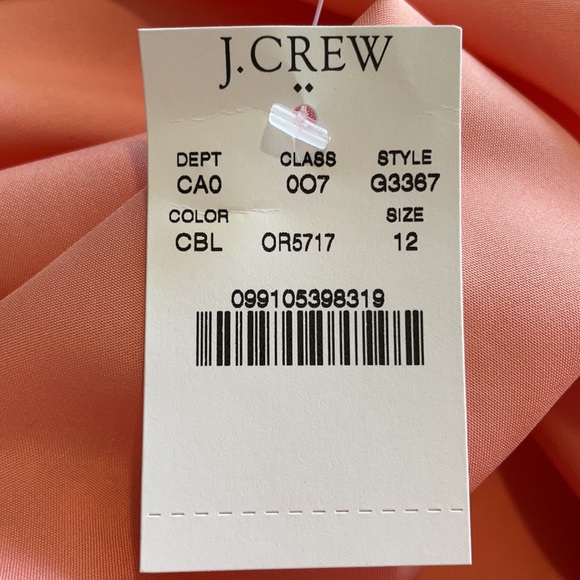 J.Crew Scalloped Coral Camisole Top - Picture 2 of 2